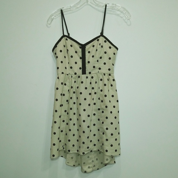 Urban Outfitters Dresses & Skirts - Urban Outfitters COPE polkadot skater hi/low dress